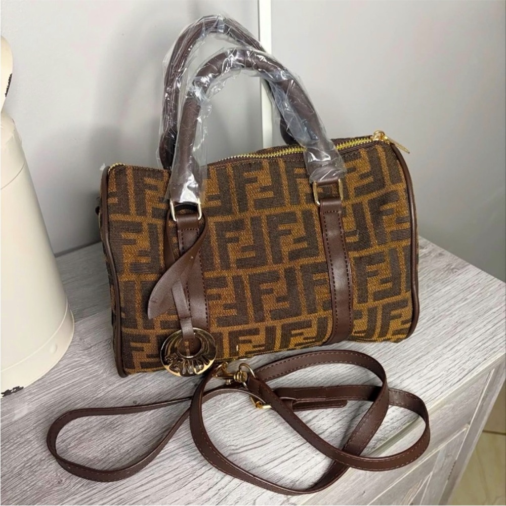 Brown Designer Satchel Bag